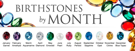 Shop birthstones by month