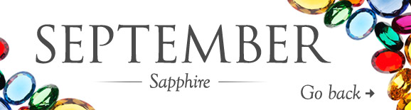 Shop the September birthstone-Sapphire Shop the September birthstone-Sapphire