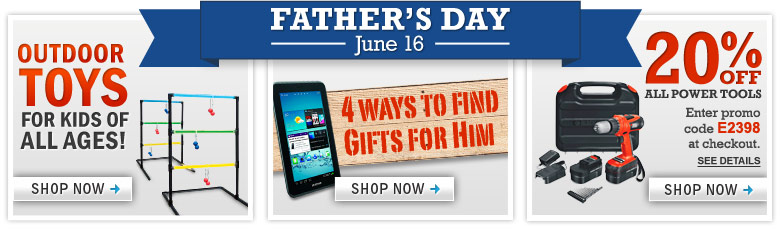 Father's Day is June 16th! Father's Day is June 16th!
