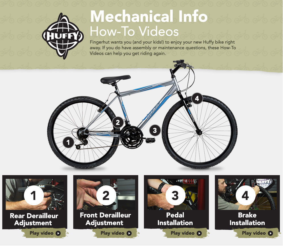 Huffy Mechanical Info: How-To Videos