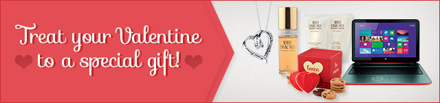Treat your Valentine to a special gift! Treat your Valentine to a special gift!