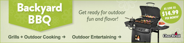 Get ready for outdoor fun and flavor! Shop our Grills and Outdoor Entertaining products.