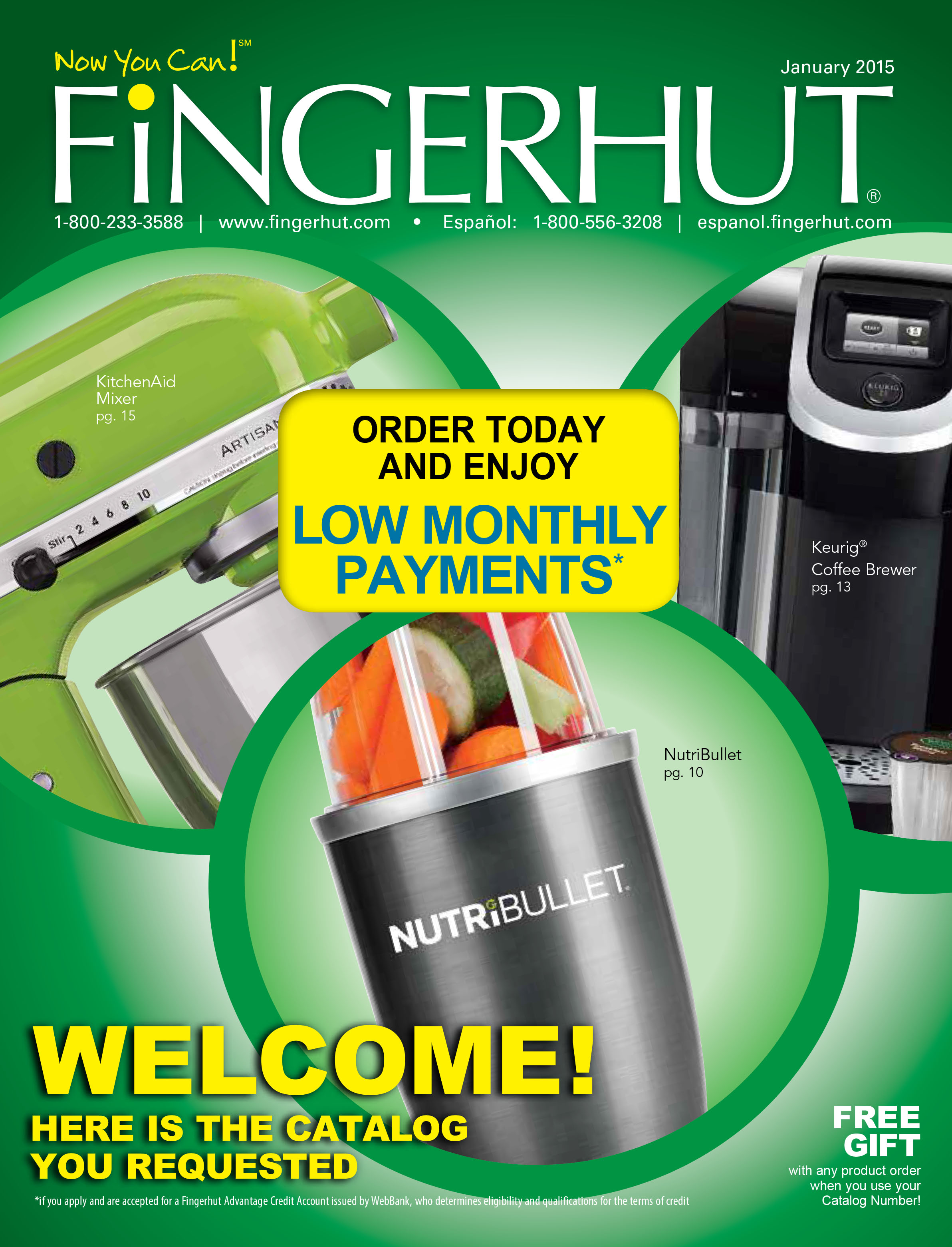 What are some products Fingerhut offers online?
