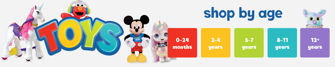 Shop toys by age!