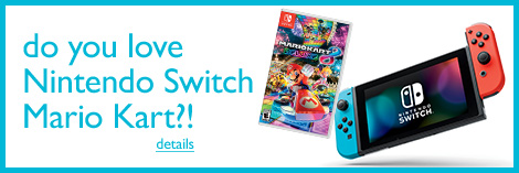 Order today and you could WIN 1 of 5 Nintendo Switch Deluxe Bundles!