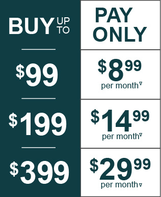 Apply now to get low monthly payments' like these with Fingerhut Credit issued by WebBank! Apply now to get low monthly payments' like these with Fingerhut Credit issued by WebBank!
