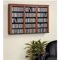 wall mounted disc storage shelf